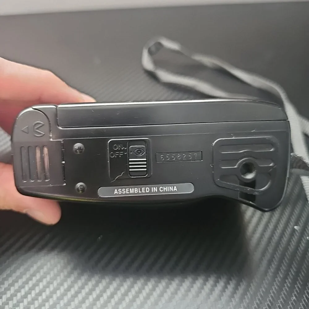 Pentax PC-300 Black Film Receiver Camera With Strap - Tested Works